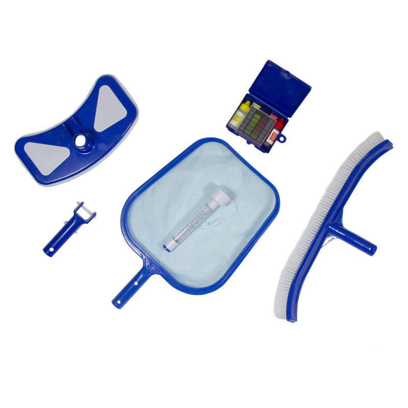 Ensemble de 6 pièces pour l'entretien de la piscine