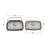 Analog Metal Mechanical Tabletop Clock-102930201
