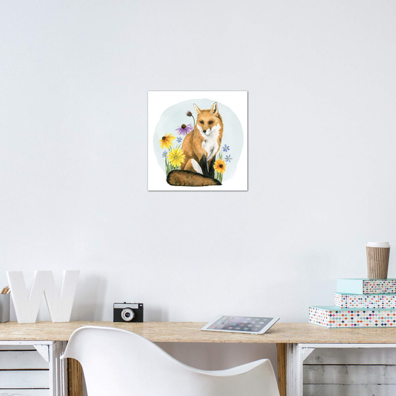«Wild Woodland I» par Grace Popp - reproduction d'art, H 12 po x l 12 po x P 0,75 po, Toile tendue, Pas de tapis