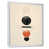 White Floater Framed