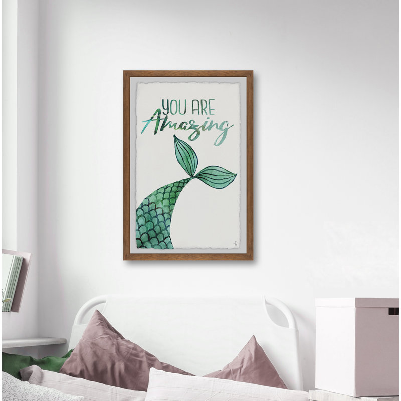 Reproduction encadrée Laurinda «Amazing Mermaid Tail», H 24 po x l 16 po