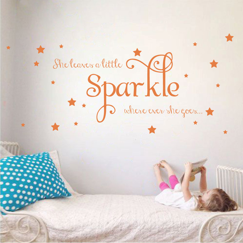 Décalcomanie murale sparkle, Kaki, H 15 po x l 36 po x P 0,01 po