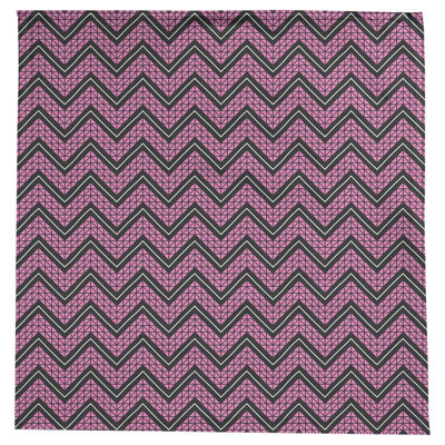 Stephenie Classic Hand Drawn Chevrons Tablecloth