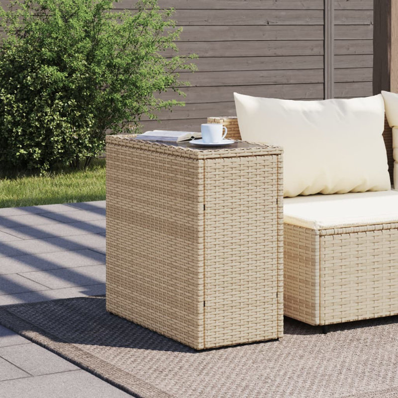  Table d'appoint Garden beige, noir, Beige