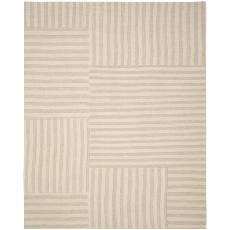Canyon Wool Striped Area Rug, Rectangle 8' x 10'