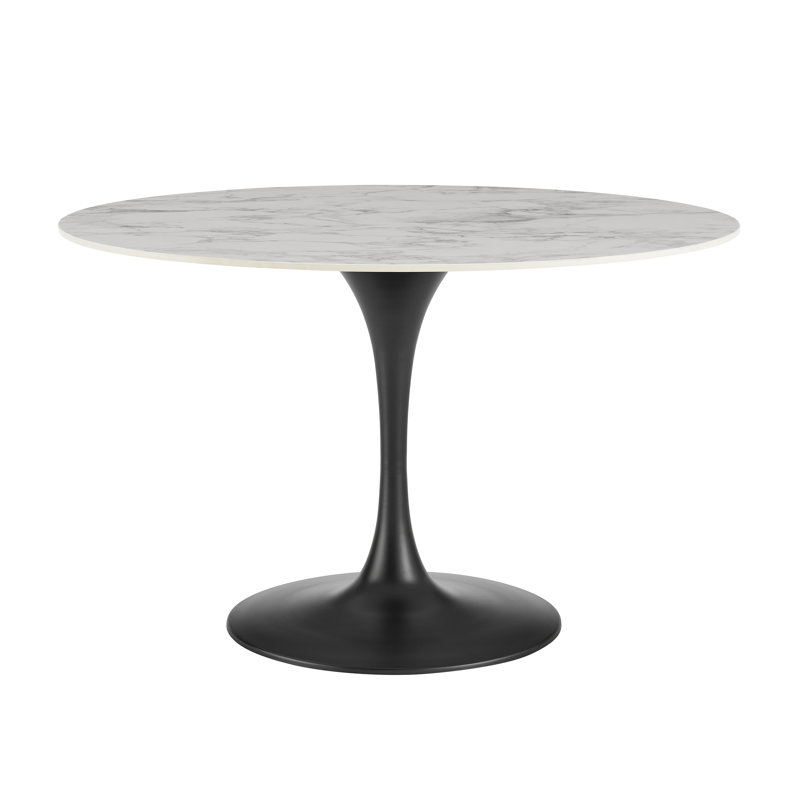 Table de salle à manger Flow, Noir