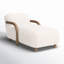 Risco Shearling Chaise Lounge
