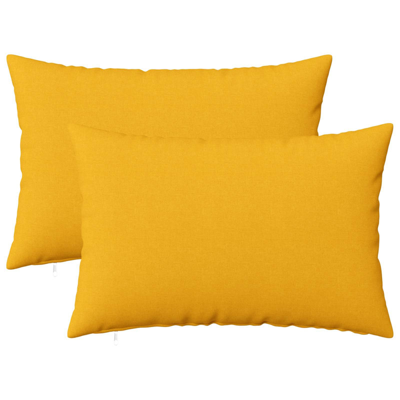 Cushion, Rectangle 50cm H x 75cm W, Light Yellow