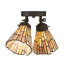 Plafonnier encastré 2 lumières Tiho Jadestone