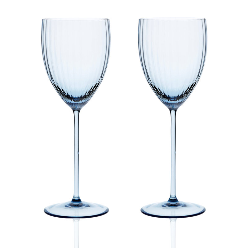 Quinn Crystal White Wine Glass, Citrine
