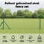 Chain Link Fence With 7 Spike Posts Galvanised Steel-1933095005-1933095006