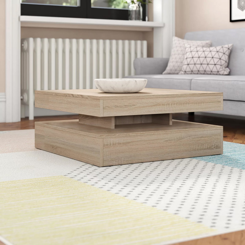 Downer Block Coffee Table, Old oak