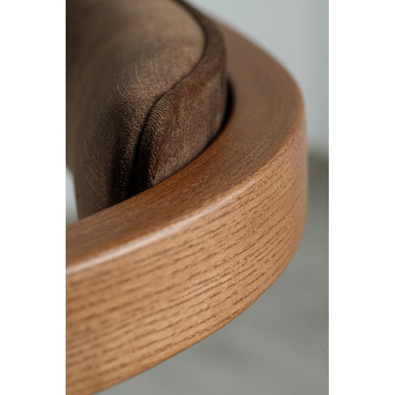 Ellis Dining Chair, Brown, Matte Brown