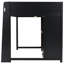 Lit double, lit mezzanine en bois, noir, bureau intégré, garde-robe, DEL, tiroir, peu encombrant, design moderne, fonctionnel pour les amoureux-261260771
