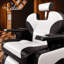 Fauteuil de coiffeur inclinable hydraulique de style classique