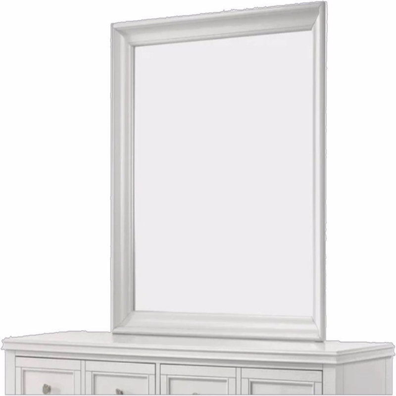 Miroir carré, Blanc