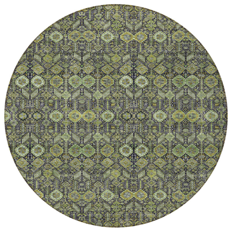 Tapis d'intérieur rond 8 po