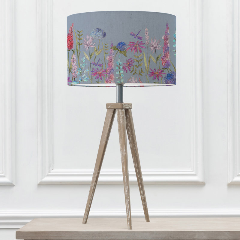 Florabunda Table Lamp, Grey