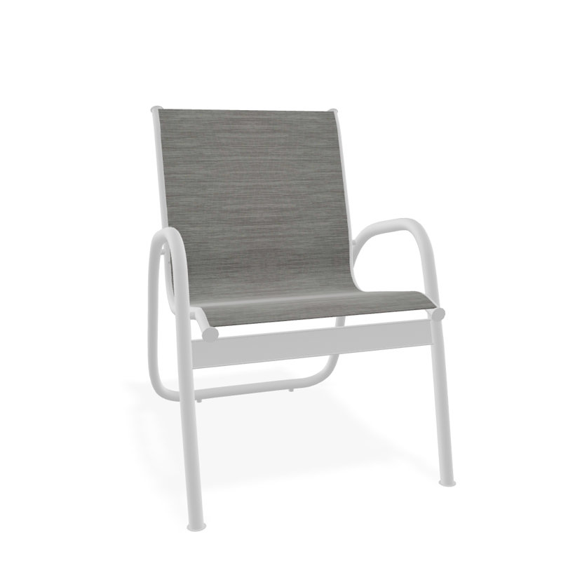 Fauteuil de patio Gardenella, Blanc texturé, Sicile