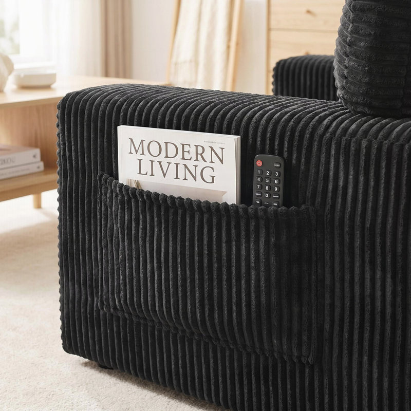 91.7 " Corduroy Sofa