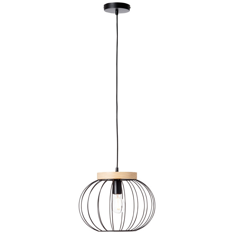 Bhakti 1 - Light Black LED Lantern Pendant