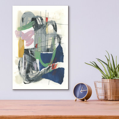  'Swatch Bored 1' by June Erica Vess Acrylic Glass Wall Art, 12" x 16"