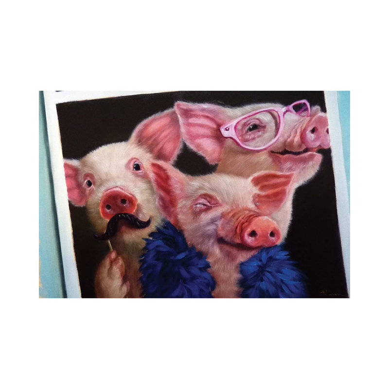 Photoshoot 1 Piece Wrapped Canvas Wall Art, 20.32 cm H x 30.48 cm W