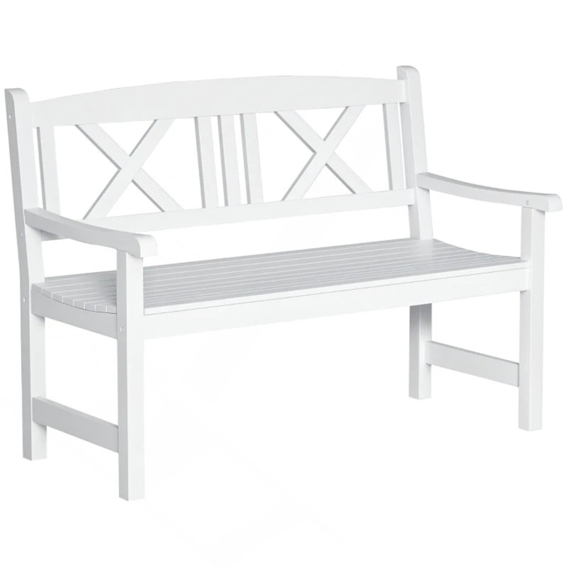 Banc de jardin de style nordique, banc de jardin en bois