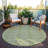 Lume Green Washable Indoor-Outdoor Rug - -2084375204