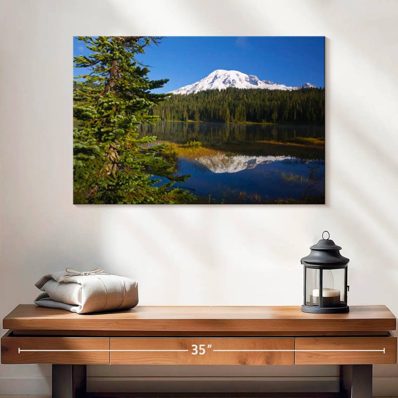 Alvord, mont Rainier en automne, H 16 po x l 24 po
