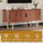 47.2'' Walnut TV Stand with Sliding Door, Modern Entertainment Console Table with Storage for Living Room or Bedroom-2054045411