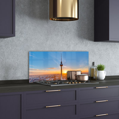 Nickole 50cm W x 100cm L Glass Peel and Stick Panel