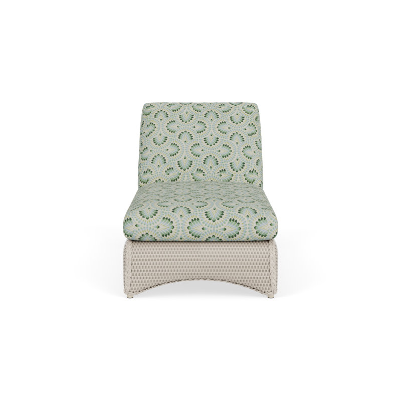 Loom Outdoor Chaise Lounge, Plume Spring, Hickory