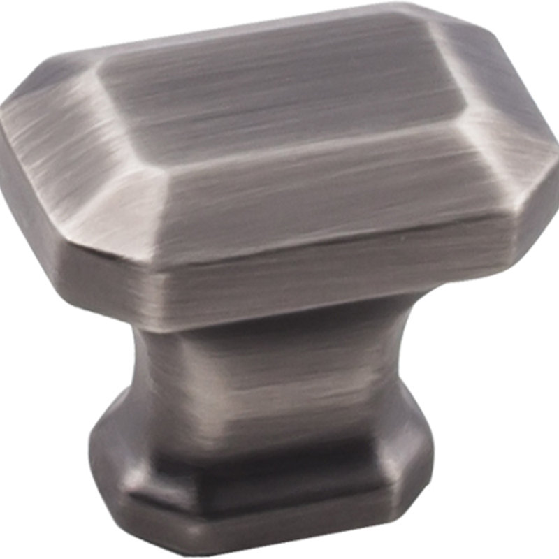 Ella Geometric Knob, Brushed Pewter