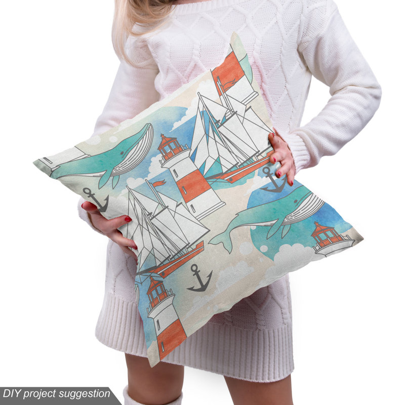 Tissu Lighthouse, l 36 po x L 360 po