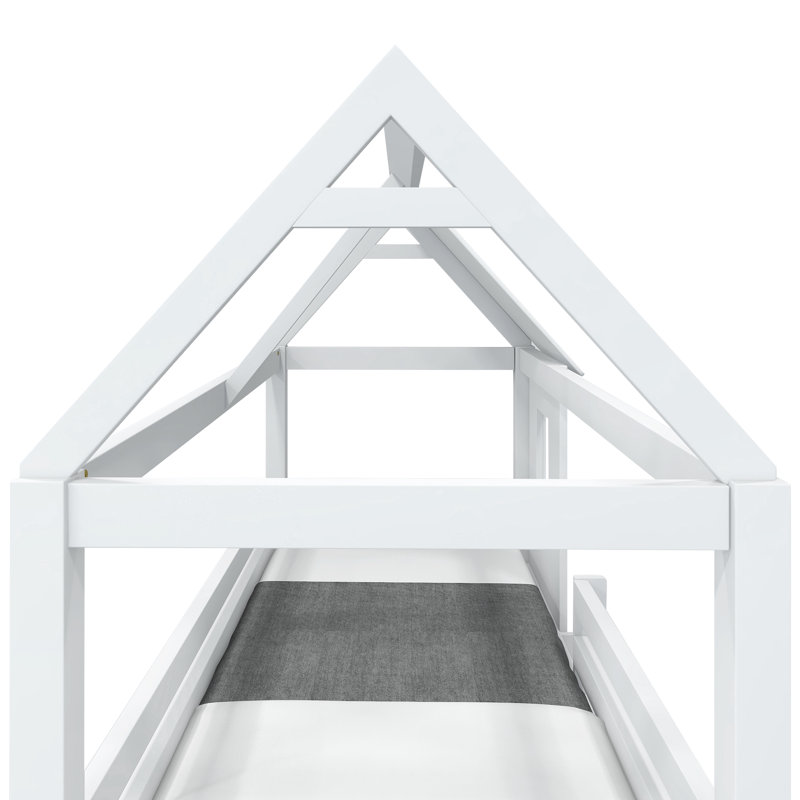 Gaskill Single (3') Standard Bunk Bed, White