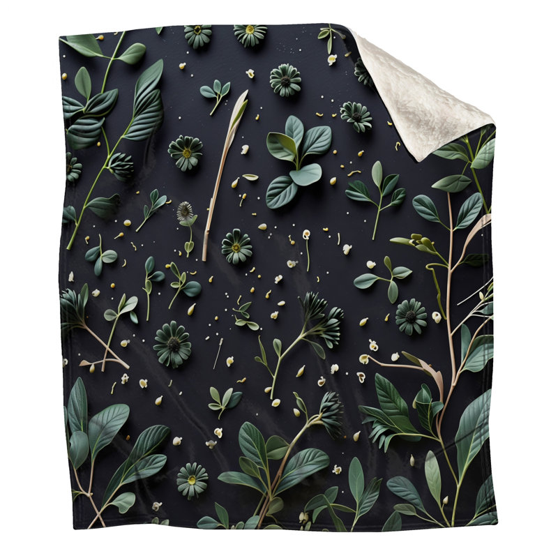 Jeté Greenery, 50in W x 60in H