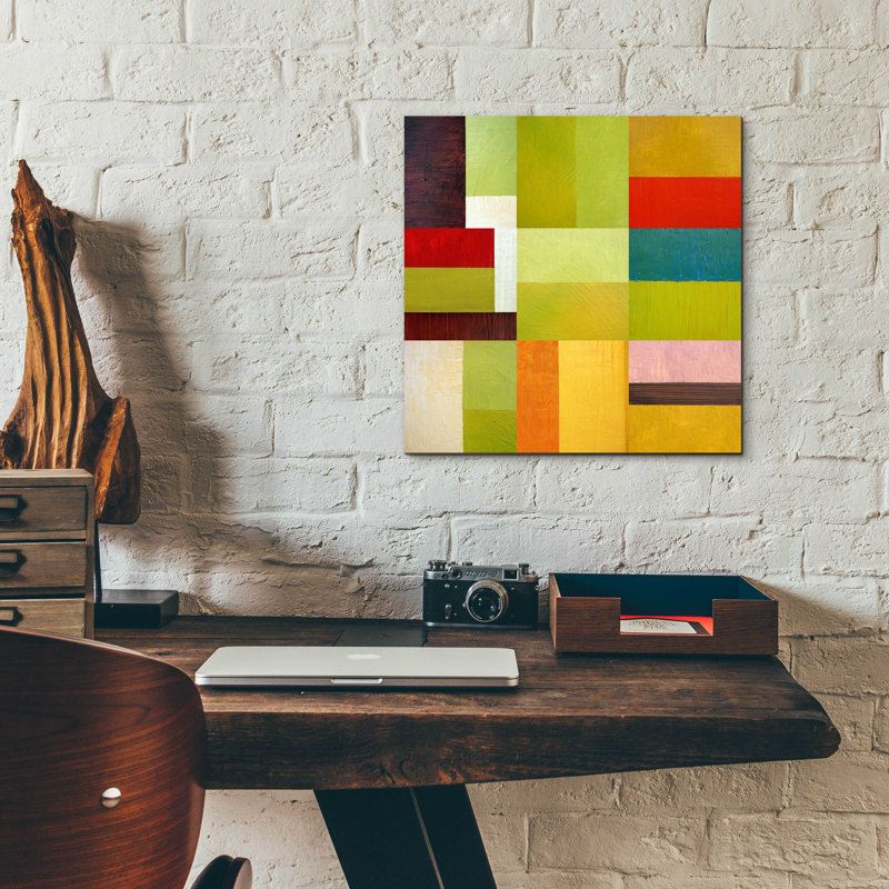 «Color Study Abstract 1» par Michelle Calkins, H 12 po x l 12 po x P 0,13 po