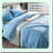 Luxury Lake Blue Microfiber 1800 Thread Count Deep Pocket Queen Bed Sheet Set - Wrinkle Resistant Soft Sheets for 18-24 Inch Mattress