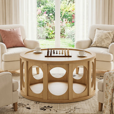 Table basse 31,5 "moderne avec rangement ouvert