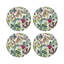 Plumeria Natural Pebble 16" Vinyl Placemat-118589479
