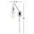 Luke Steel Plug-in Armed Sconce-1665217867