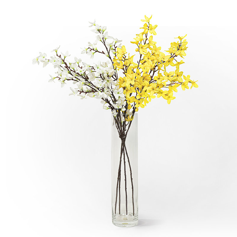 Brume artificielle de tiges de forsythia, Jaune