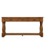 Console 60 po en bois avec 3 tiroirs et 1 tablette inférieure pour le couloir d'entrée