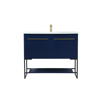 Ensemble de meuble-lavabo simple 40 po Rozell