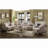 Aeryona Recessed Arm Sofa in Beige and Antique Taupe