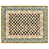 Courtly Check® Purple/Green Washable Rug