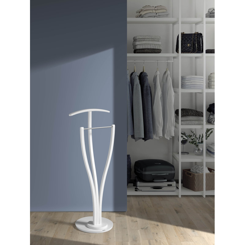 Beem Freestanding Valet Stand, White