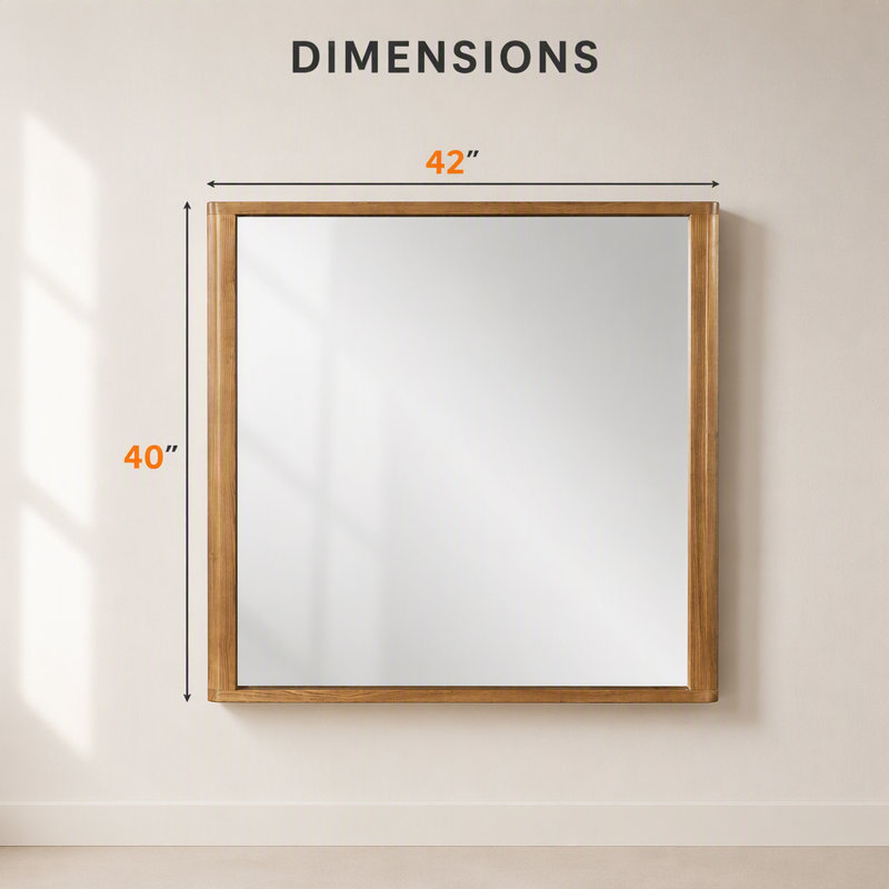 Miroir chêne