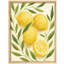 Art mural encadré botanique citron - impression d'agrumes jaunes frais pour la cuisine ou la salle à manger-119347044-119347043